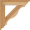 Ekena Millwork Funston Traditional Rough Sawn Bracket, Western Red Cedar, 4"W x 24"D x 24"H BKT04X24X24FST01RWR - alternate 3